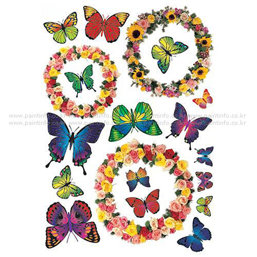 GW-0702 투명 화관과 나비