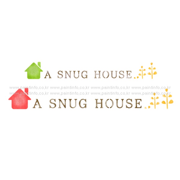 스텐실본 A Snug House