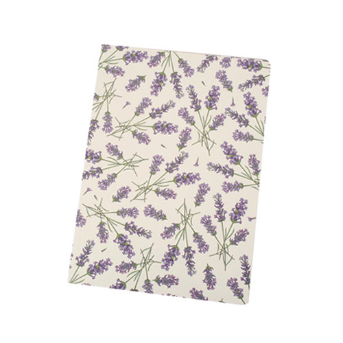 Folder with 3 flaps - Lavender
