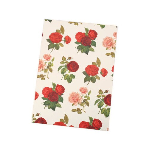 Folder with 3 flaps - Roses