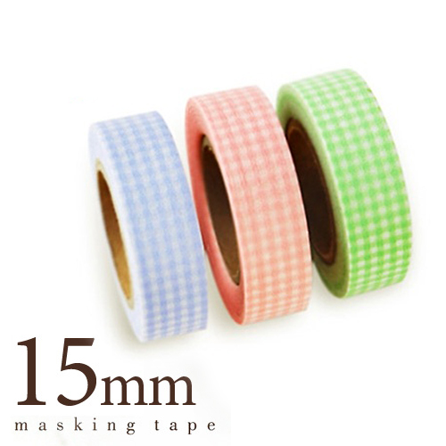 IN.[1]lime Check Masking Tape