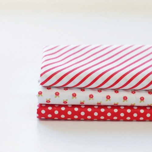 Quarter Fabric Pack -03  red ribbon