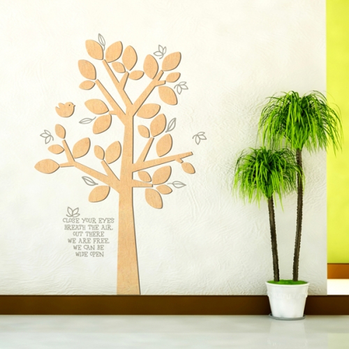 [우드스티커] 동화같은나무 (반제품) 벽장식스티커