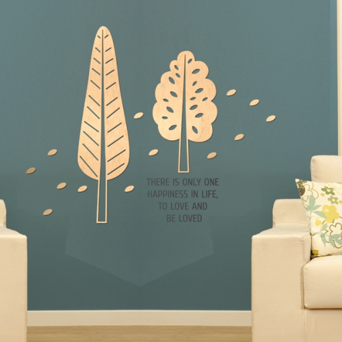 [우드스티커] 잎나무 (반제품) 그래픽스티커