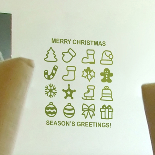 크리스마스아이콘 - 크리스마스 장식 그래픽스티커 월데코 시트지 포인트