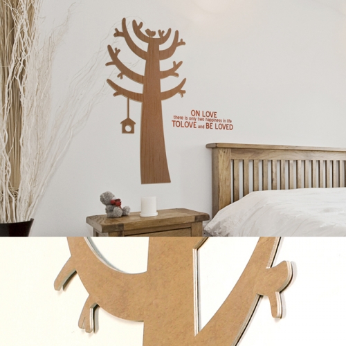 [우드스티커] 동화나무 (컬러완제품) - 입체우드 월데코  포인트 집꾸미기 벽장식
