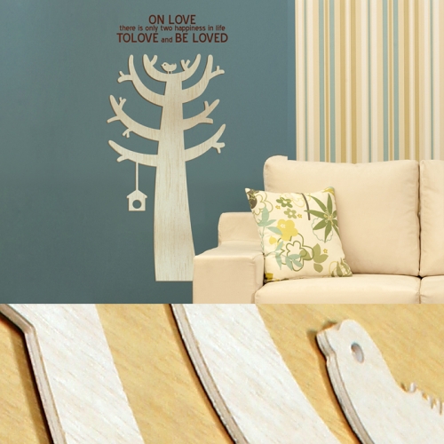 [우드스티커] 동화나무 (반제품) - 입체우드 월데코  포인트 집꾸미기 벽장식