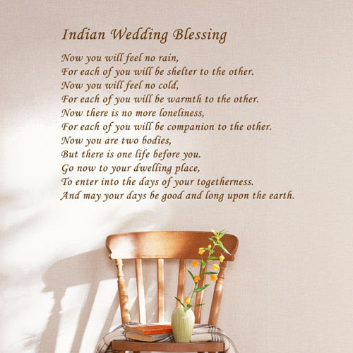 인디언들의 결혼축시