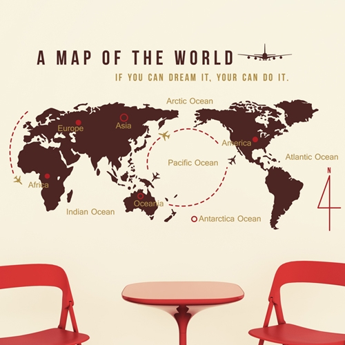 (LU-B50)대형 세계지도 WORLD MAP