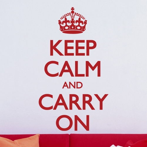 (LU-M105) Keep calm and carry on(중형)