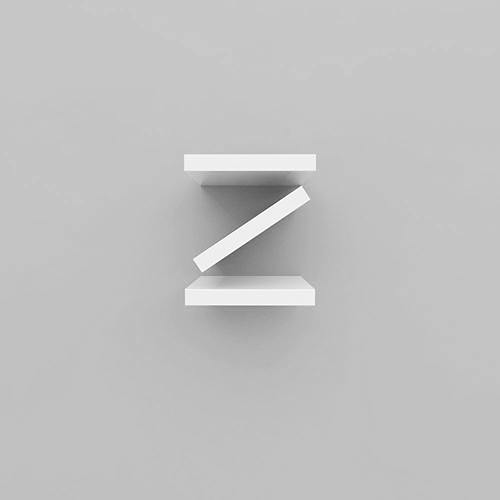 미니큐빅스 이니셜 벽선반-Z