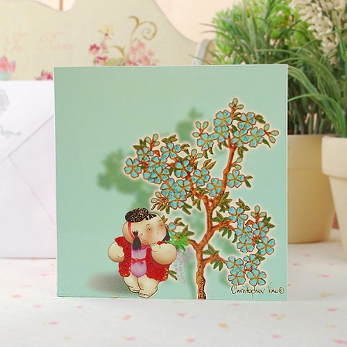 Mini Card - Oriental Spring