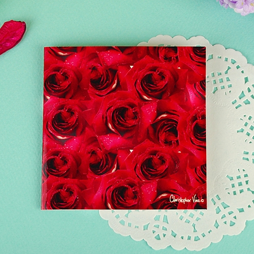 Mini Card - Red Roses