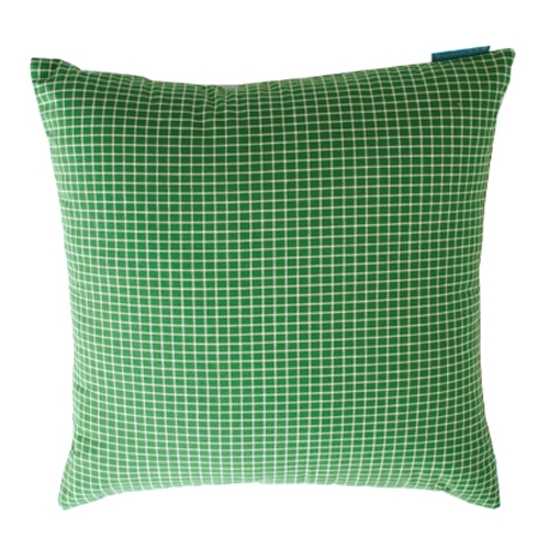 green check cushion