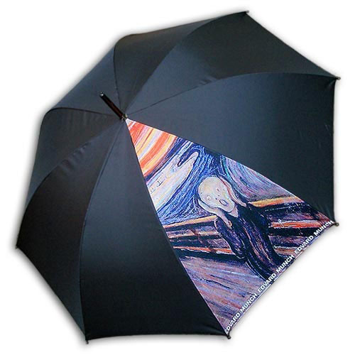 Hello RainCats 뭉크-절규 한폭(W) 자동우산
