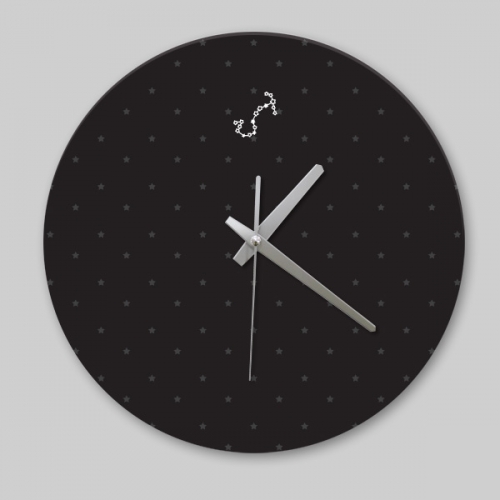 [디자인 시계]블랙 심플 전갈자리