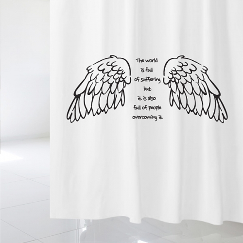 [샤워 커튼]천사의 명언 02