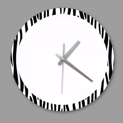[디자인 시계]화이트 지브라