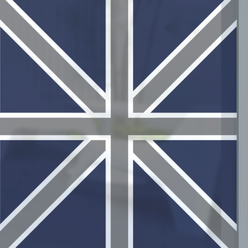 NCW231[무점착 창문시트지]영국 국기 스타일
