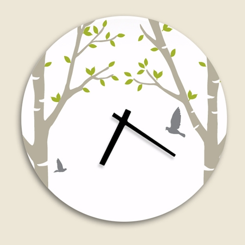 [디자인 시계]자작나무