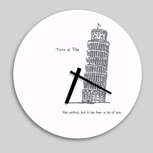 [디자인 시계]피사의 사탑