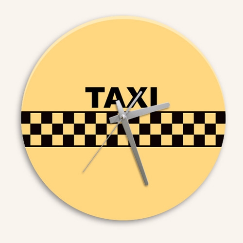 [디자인시계]옐로우 택시