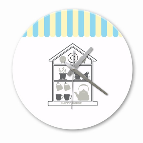 [디자인 시계]하우스 선반