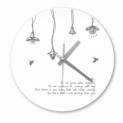 [디자인 시계]러블리 램프