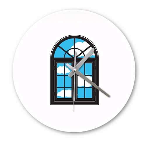 [디자인 시계]블루 윈도우