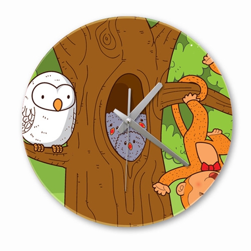 [디자인 시계]숲속 친구들