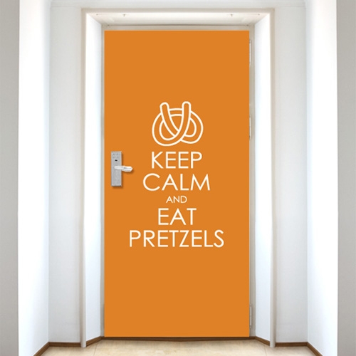 [현관문 시트]keep pretzels