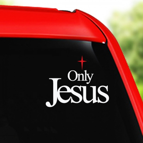 [차량스티커]Olny Jesus(2종)
