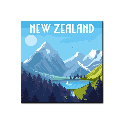 DIY 명화그리기 _ [B25] New Zealand_뉴질랜드