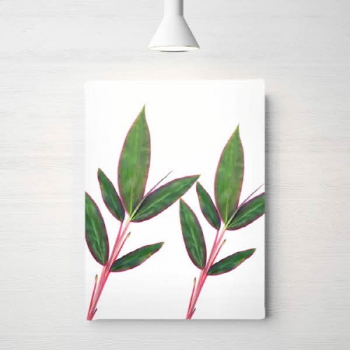 [RYMD] 인테리어 식물 그림 액자 집들이 선물 핑크 리프