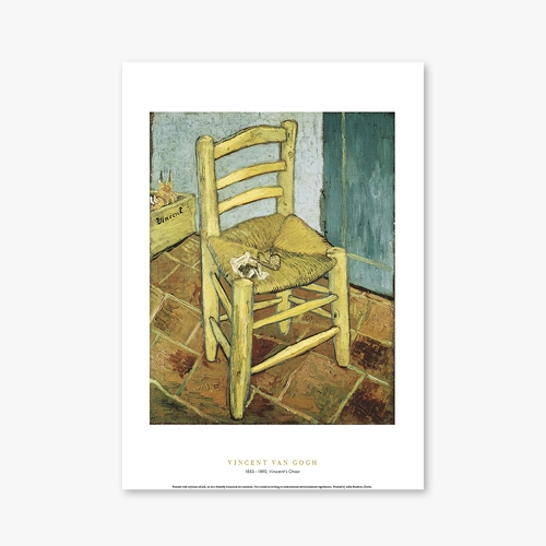 [명화포스터] Vincent's Chair - 빈센트 반 고흐 004