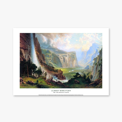 [명화포스터] Half Dome in Yosemite - 앨버트 비어슈타트 014