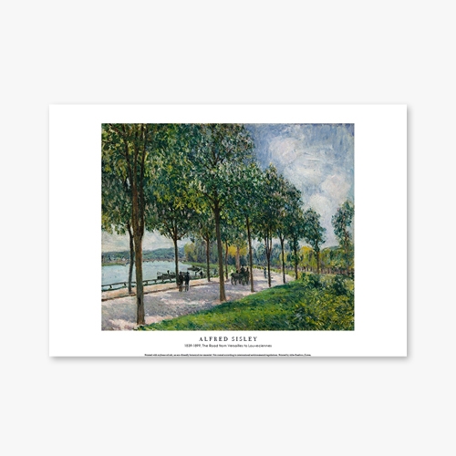 [명화포스터] The Road from Versailles to Louveciennes - 알프레드 시슬레 007