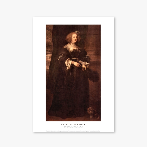 [명화포스터] Portrait of Marie de Raet - 안소니 반 다이크 002