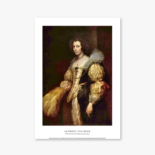 [명화포스터] Portrait of Marie-Louise de Tassis - 안소니 반 다이크 003