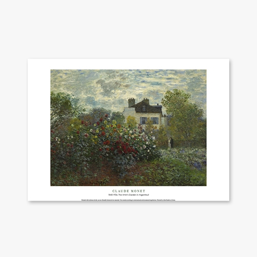 [명화포스터] The Artist's Garden in Argenteuil - 클로드 모네 019