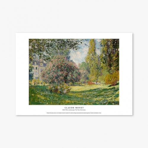 [명화포스터] Landscape, The Parc Monceau - 클로드 모네 032