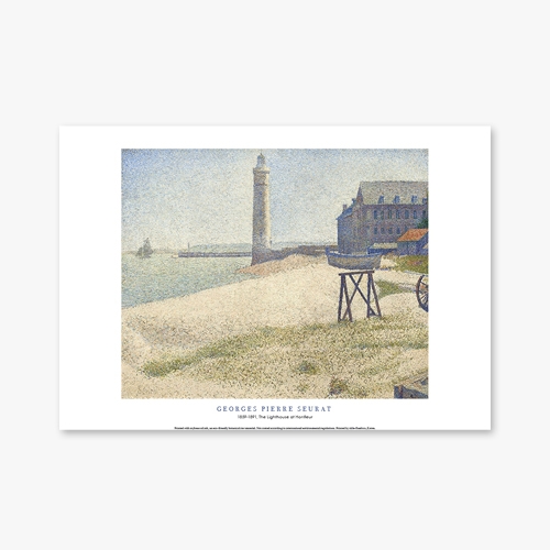 [명화포스터] The Lighthouse at Honfleur - 조르주 쇠라 005