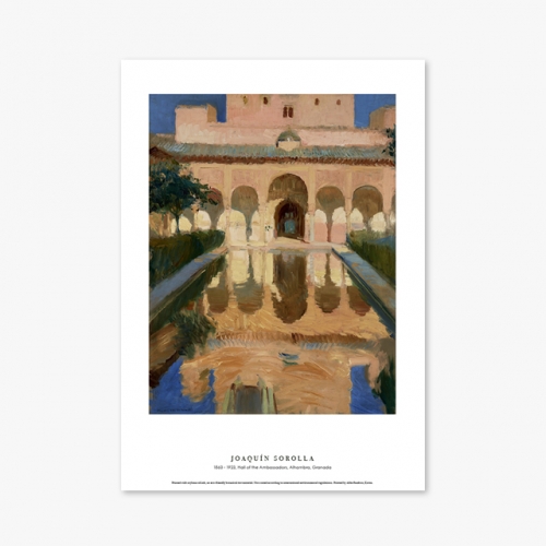 [명화포스터] Hall of the Ambassadors, Alhambra, Granada - 호아킨 소로야 015