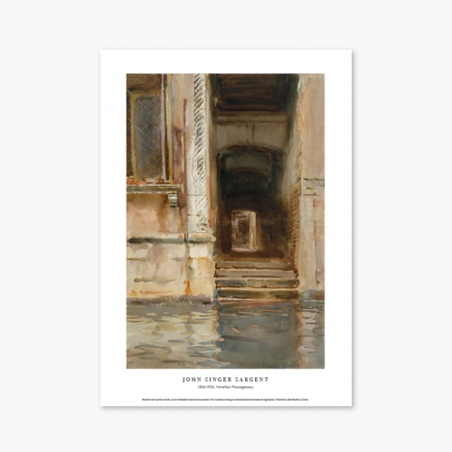[명화포스터] Venetian Passageway - 존 싱어 사전트 009