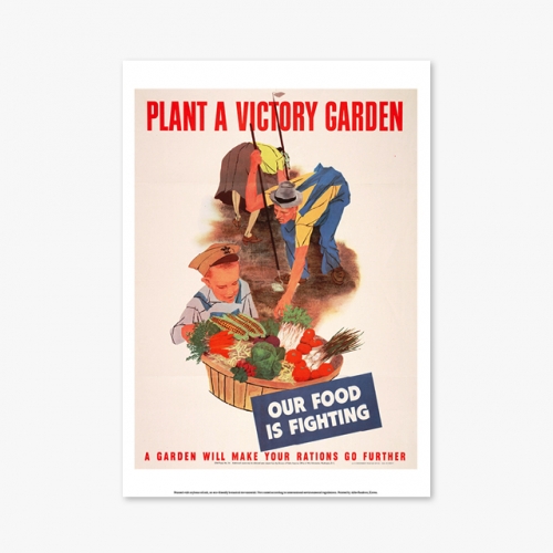 [빈티지아트포스터] PLANT A VICTORY GARDEN - 037