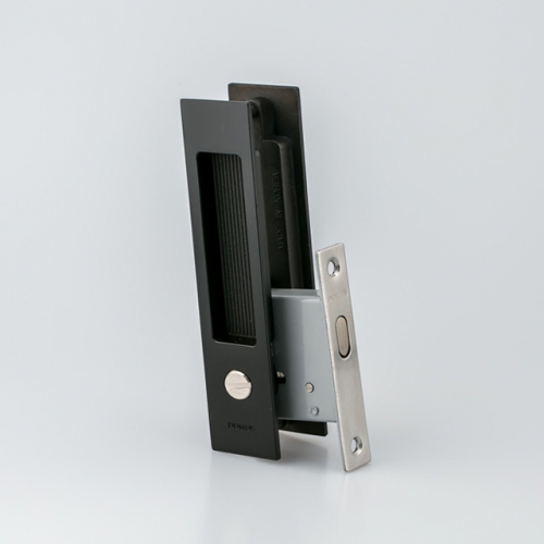 도무스 미닫이문 슬라이딩락 DSL 160 블랙 (욕실용) 동전KEY