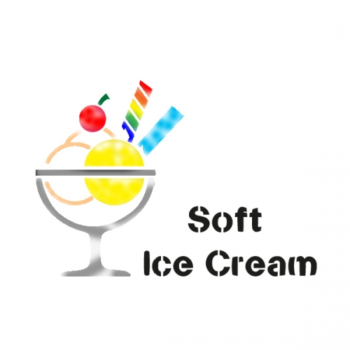 스텐실 도안(ST-2039) 아이스크림