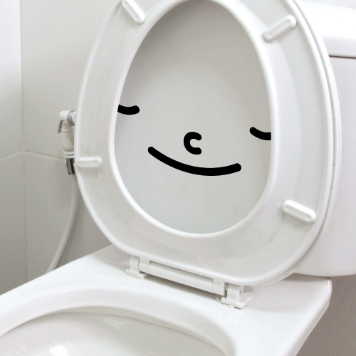 웃는얼굴 화장실 스티커 해피스마일