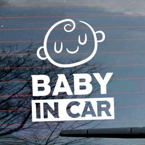 라인 아기 baby in car