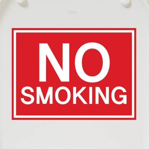 금연스티커_화이트라인 no smoking